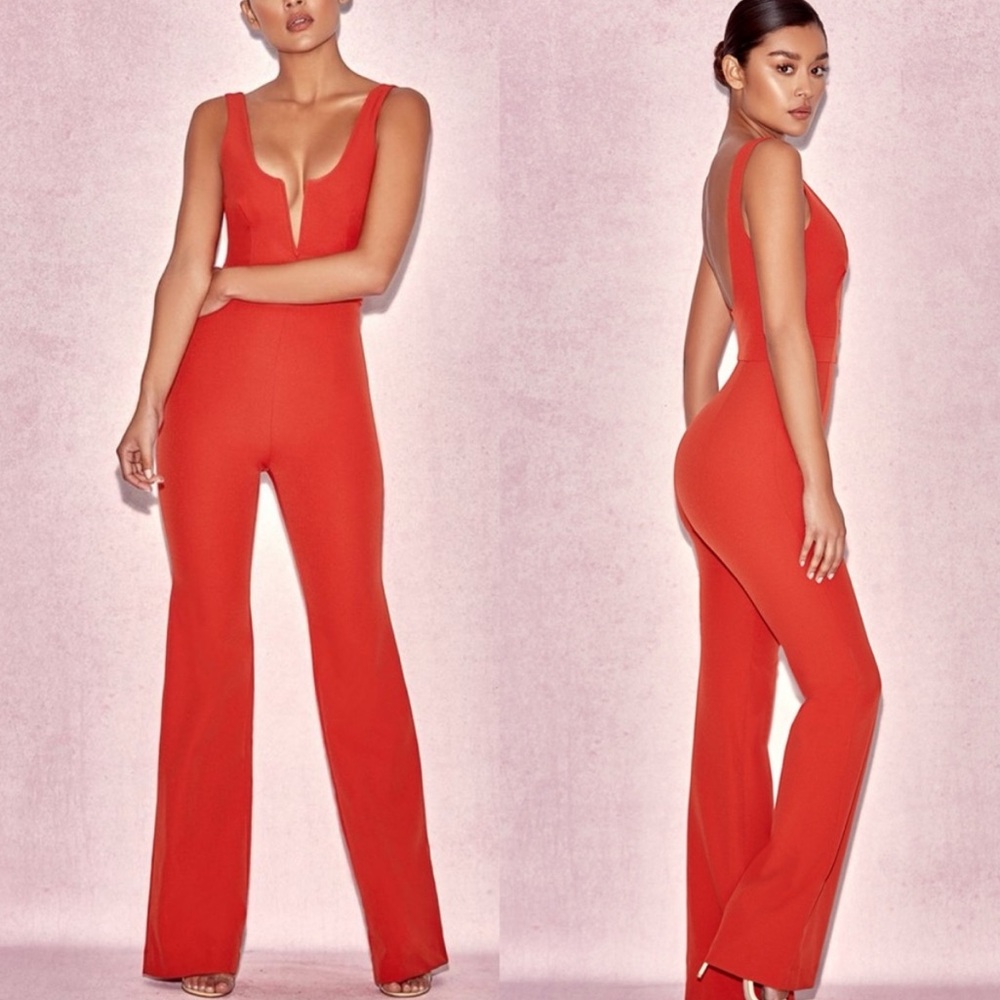 House of CB jumpsuit in red size XS